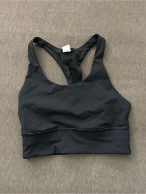 Lululemon Invigorate longline sports bra black size 4
